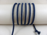 Rundkordel 100 % Baumwolle - 5 mm marineblau