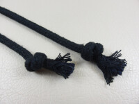 Round cord 100% cotton - 5 mm black