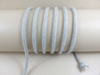 Rundkordel 100 % Baumwolle - 5 mm hell-grau
