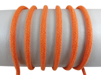 Rundkordel 100 % Baumwolle - 5 mm orange