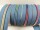 Endlos- Reißverschlüsse Modell "Brilliant" Nr. 7 / mit regenbogen Spirale / grau