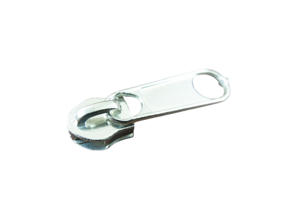 Zipper Nr. 7 - Modell "Brilliant" / Reißverschluss-Spirale - silber