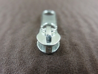 Zipper Nr. 7 - Modell "Brilliant" / Reißverschluss-Spirale - silber
