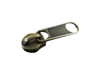 Zipper No. 7 - model "Brilliant" / zipper spiral - old brass