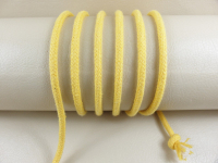 Round cord 100% cotton - 3.5 mm rapeseed yellow