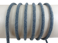 Round cord 100% cotton - 3.5 mm dark gray