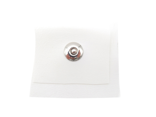 Set of 100 - eyelets - magnetic button for punching 17 mm / silver