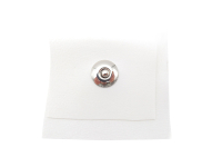 Set of 100 - eyelets - magnetic button for punching 17 mm / silver