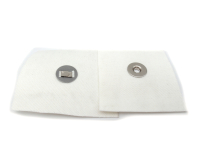Set of 100 - eyelets - magnetic button for punching 17 mm / silver