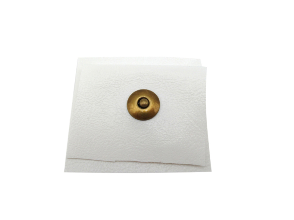 Set of 100 - eyelets - magnetic button for punching 17 mm / old brass