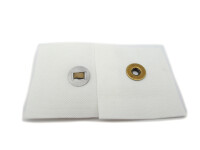 Set of 100 - eyelets - magnetic button for punching 17 mm / old brass