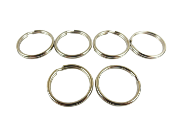 Key ring / outer diameter - approx. 28 mm - silver