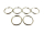 Key ring / outer diameter - approx. 28 mm - silver