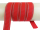 Webbing/reflective tapes - with reflective strips - red-silver 20 mm