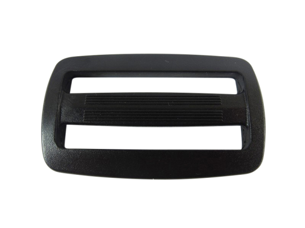 Slider/regulator made of plastic - slightly curved / 25 mm - black