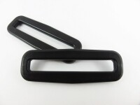 Schlaufe aus Kunststoff - Flaches Modell / 39 mm - schwarz