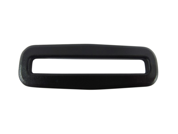 Plastic loop - flat model / 30 mm - black