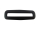 Plastic loop - flat model / 25 mm - black