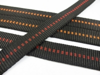 Tubular webbing/webbing - For dog leash collars 25 mm x 3...