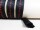 Tubular webbing/webbing - For dog leash collars 25 mm x 3 mm black-red