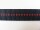 Tubular webbing/webbing - For dog leash collars 25 mm x 3 mm black-red