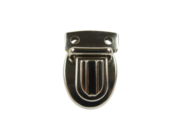 Plug lock/folder lock - model "Italy" 34 x 24 mm - silver