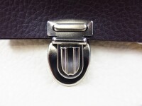 Plug lock/folder lock - model "Italy" 34 x 24 mm - silver