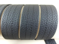 Faux leather bag strap "Cora" - 30 mm black