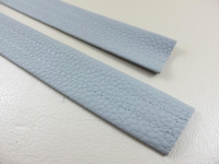 Faux leather bag strap "Cora" - 30 mm silver