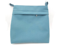 Faux leather bag strap "Cora" - 30 mm turquoise / Pacific
