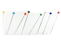 Glass head pins - SUPER FINE / Mix color - (approx. 80...