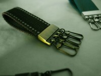 Blanks for lanyard production - for screwing / model "LUXURI" - 30 mm old brushed brass