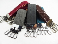Blanks for lanyard production - for screwing / model "LUXURI" - 30 mm gun-platinum