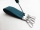 Blanks for lanyard production - for screwing / model "LUXURI" - 25 mm light silver
