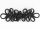 12 + 1 free trimming fasteners 14 x 4 cm (large)