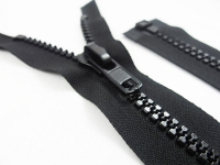 Divisible zipper model "ROBUST" - plastic teeth / thickness 8mm