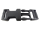 Steckschnalle aus Kunststoff 20 mm schwarz / gerade Form
