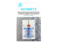 SCHMETZ - Zwillings-Hohlsaum-Nadel 2,5 / 100 Flachkolben