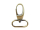 Carabiner hook - light model 30 mm old brass (brushed)