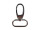 Carabiner hook - light model 30 mm platinum