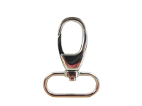 Carabiner hook - light model 38 mm silver
