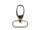 Carabiner hook - light model 25 mm silver