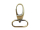 Carabiner hook - light model 25 mm old brass (brushed)