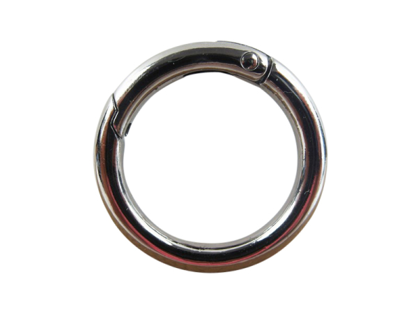 Ring - snap hook - model "Frango" 40 mm platinum / large
