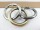 Ring - snap hook - model "Frango" 40 mm platinum / large