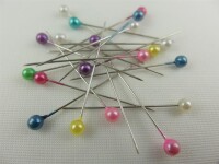 Pearl button pins
