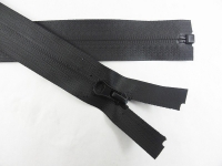 Waterproof outdoor jacket zipper - divisible 75cm black