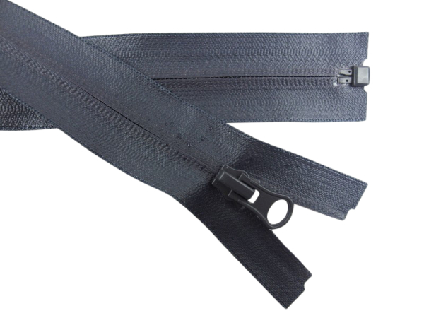 Waterproof outdoor jacket zipper - divisible 70cm gray