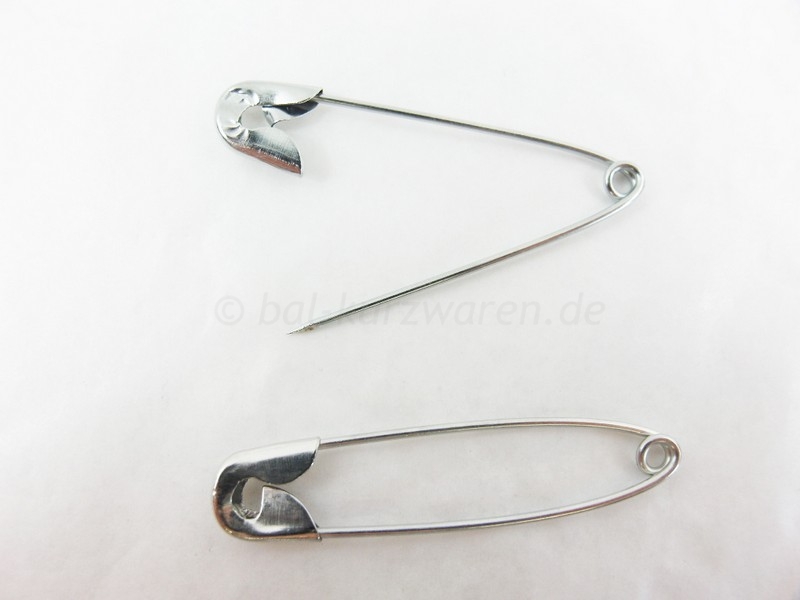 Nadeln 10 Stück Sicherheitsnadeln 4,5x1cm Silber Kurzwaren Nadeln 10 Stück Sicherheitsnadeln 4,5x1cm Silber Kurzwaren