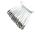 Set of 12 safety pins 45 x 10 mm